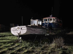 Robin Cooper "Beachboats at Night 15-11-2023"